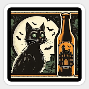 Halloween Cat #1 Sticker